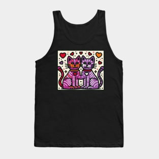 Love Cats - Keith Haring Inspired Tank Top